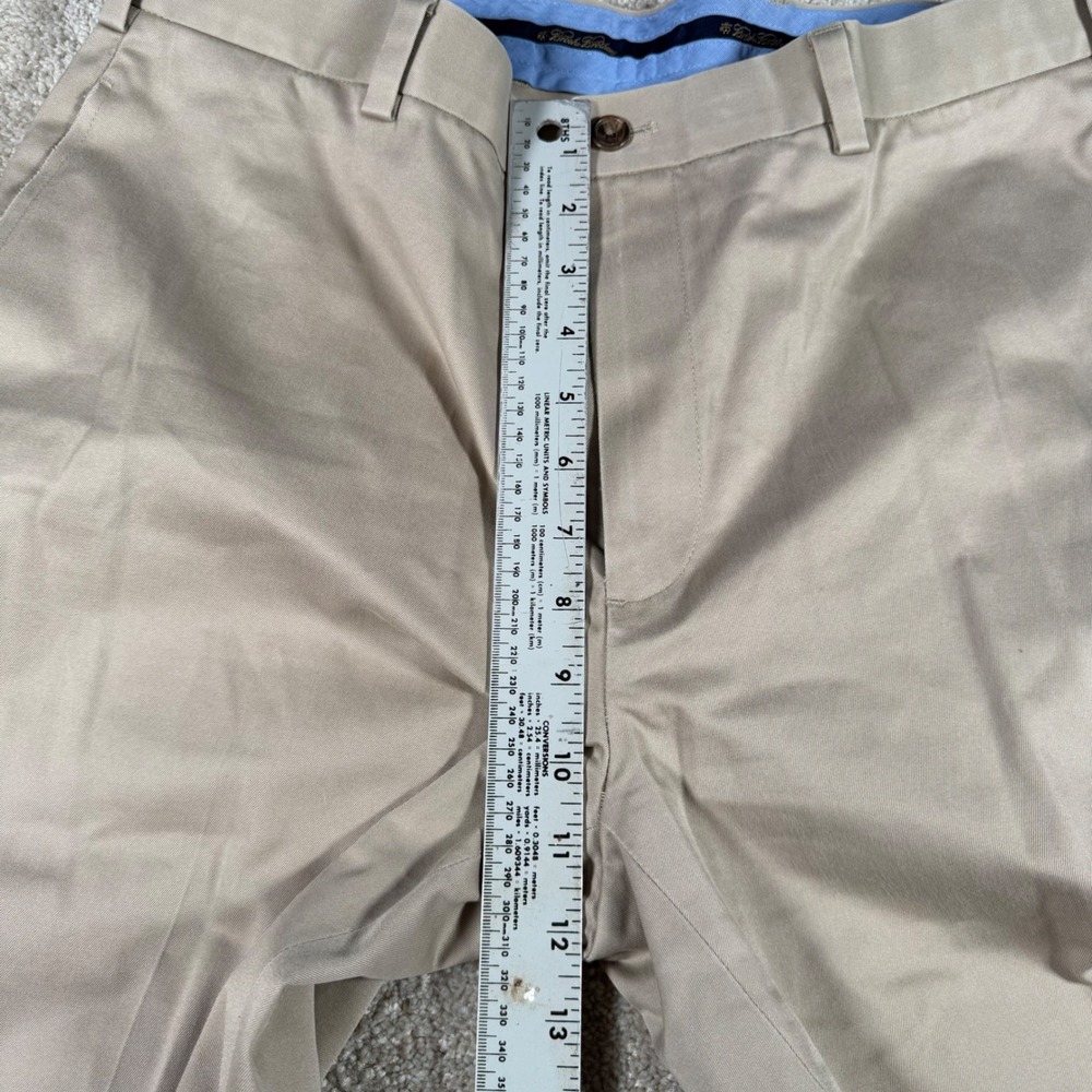 Brooks Brothers Chino Pants Mens 34x32 (FITS 33 X 32) Clark Fit Advantage Cotton - Picture 7 of 8